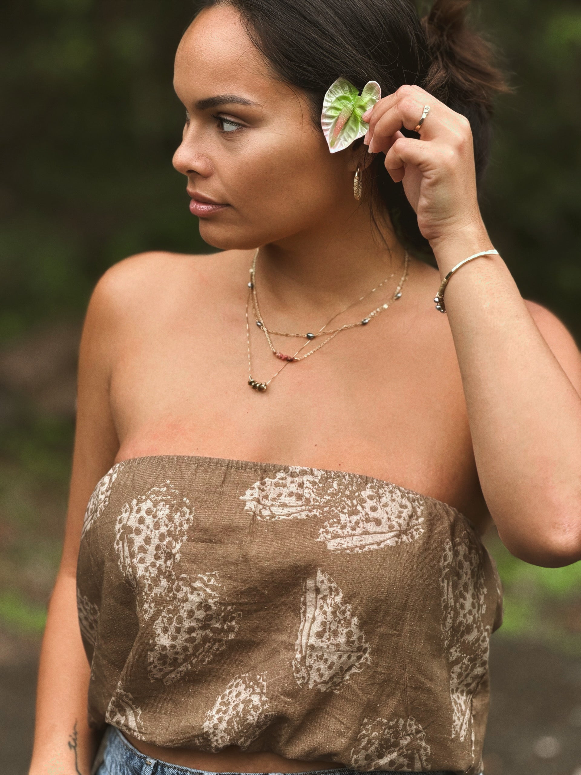 PREORDER Kamaile Tube Top in Brown