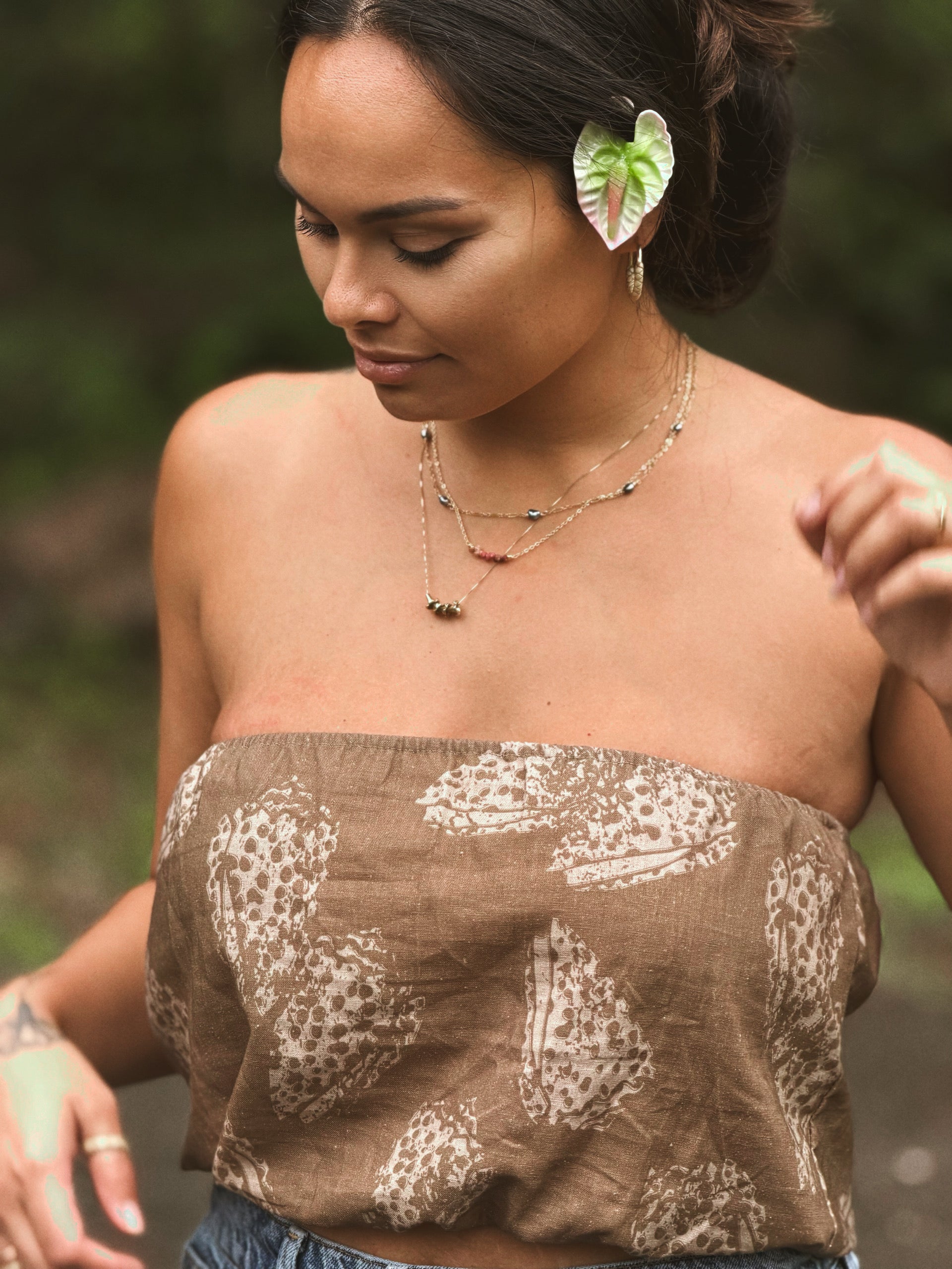 PREORDER Kamaile Tube Top in Brown