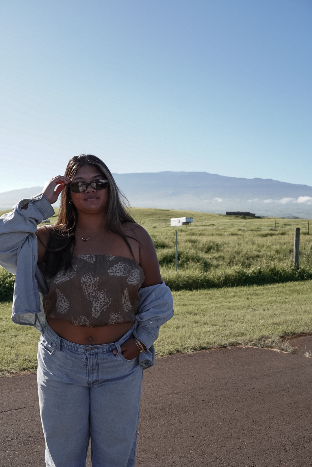 PREORDER Kamaile Tube Top in Brown